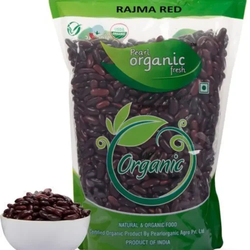 Pearl Organic Fresh Red Rajma, 500 g