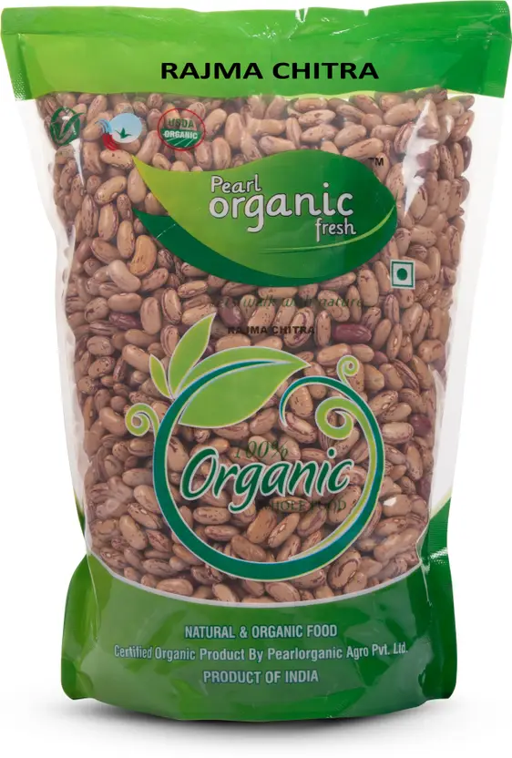 Pearl Organic Fresh Rajma Chithra (Whole) 500 g