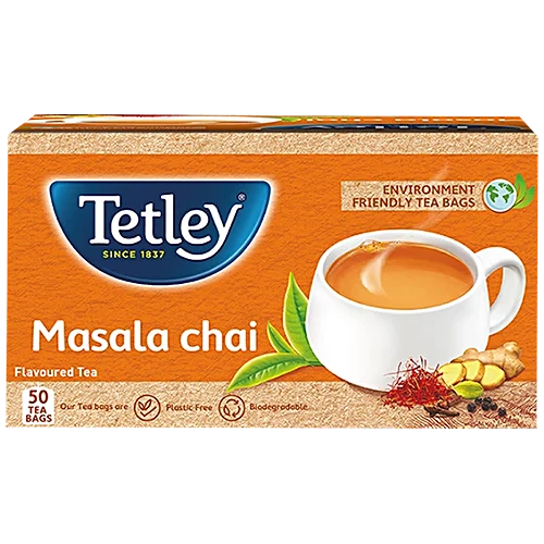 Tetley Masala Chai Flavoured Tea, 50 Bags