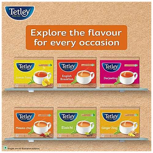 Tetley Masala Chai Flavoured Tea, 50 Bags
