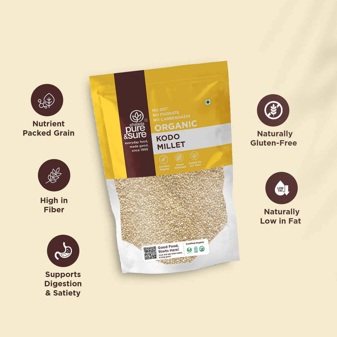 Pure & Sure Organic Kodo Millet, 500 g