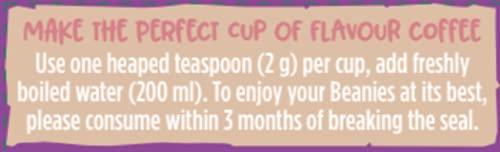 Beanies Instant Flavored Coffee, Double Chocolate, 50g