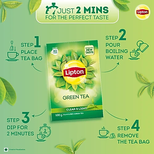 Lipton Green Tea - Clear & Light, 100 g