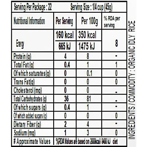 24 Mantra Organic Idli Rice, 1 kg