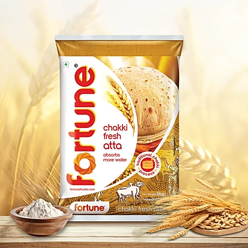 Fortune Chakki Fresh Atta, 5 kg