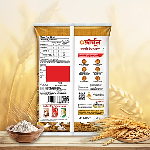 Fortune Chakki Fresh Atta, 5 kg