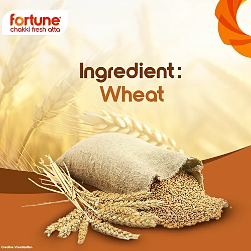 Fortune Chakki Fresh Atta, 5 kg