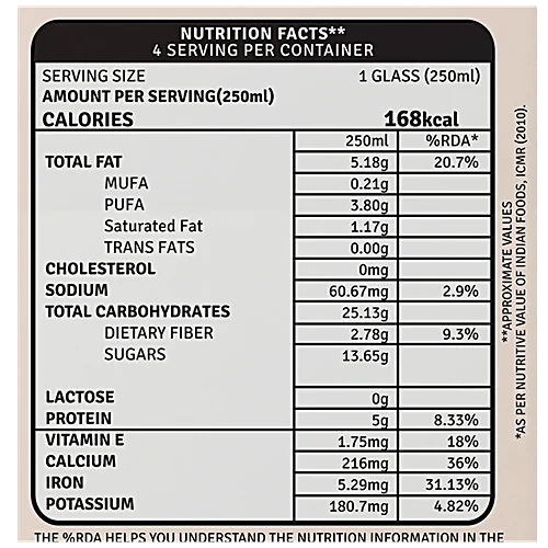 Raw Pressery Almond Beverage Cacao, 1 L