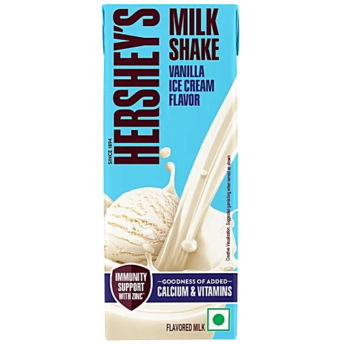 Hershey's Vanilla Ice Cream Flavor Milkshake, 180 ml