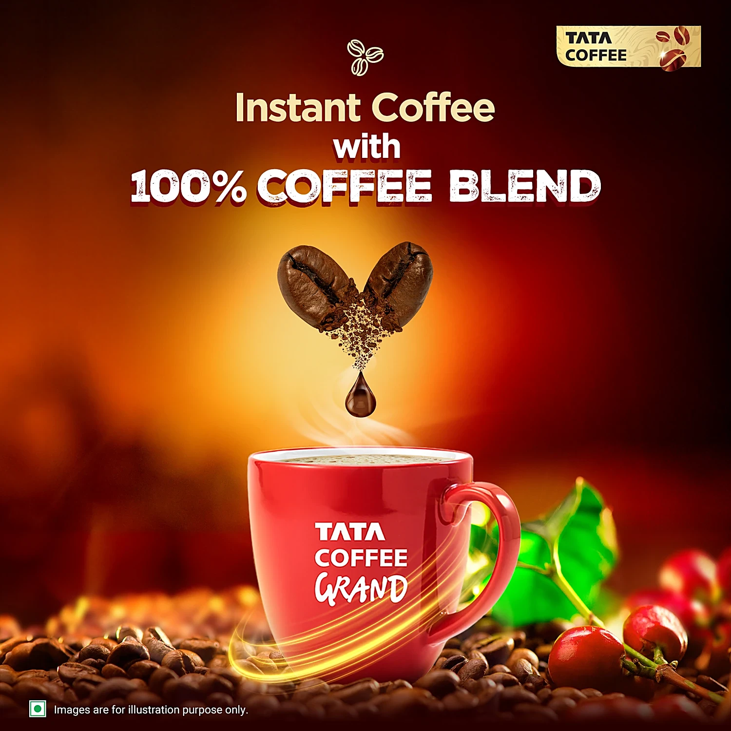 Tata Coffee Premium Instant Coffee, 45 g