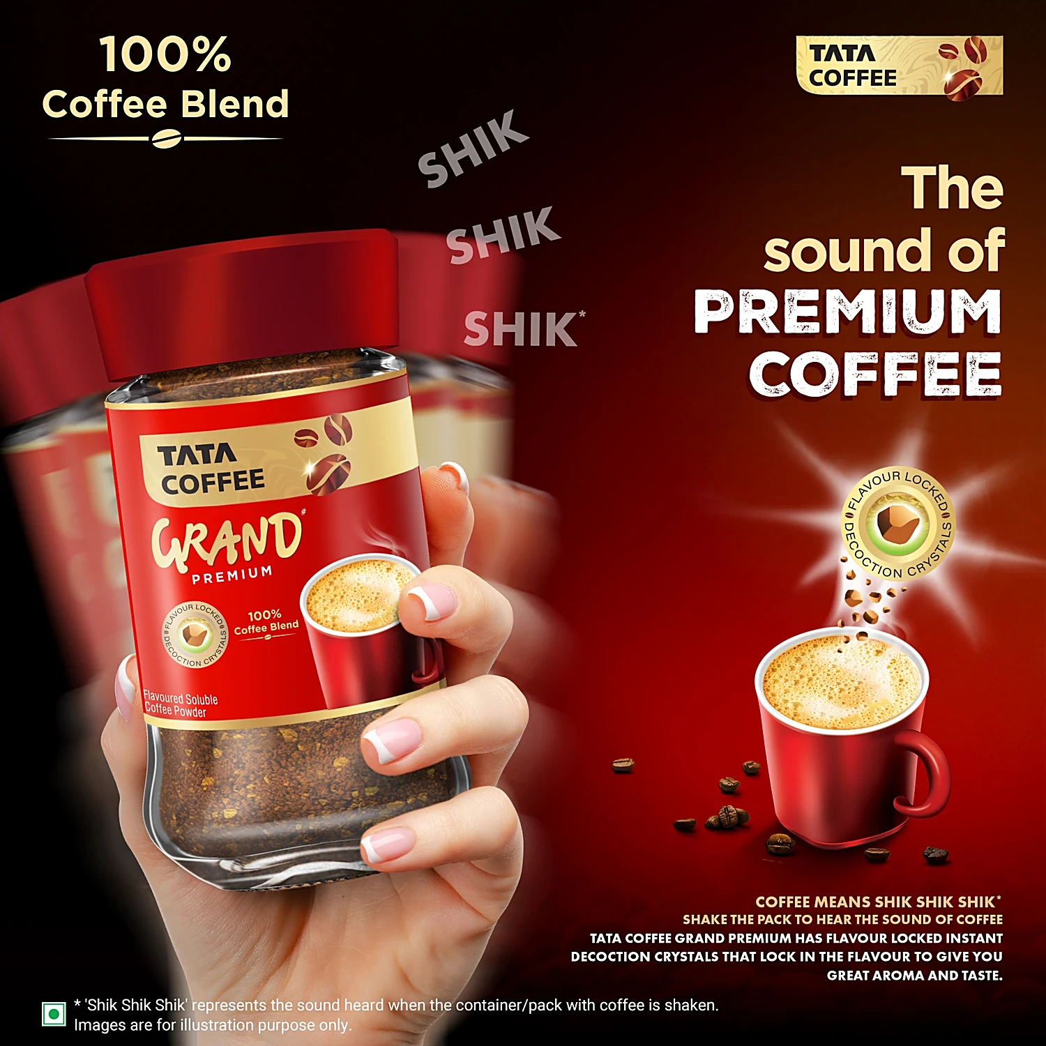 Tata Coffee Premium Instant Coffee, 45 g
