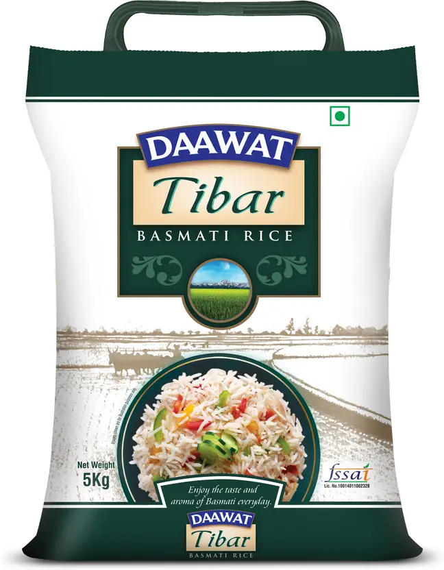 Daawat Tibar Basmati Rice Basmati Rice, 5 kg