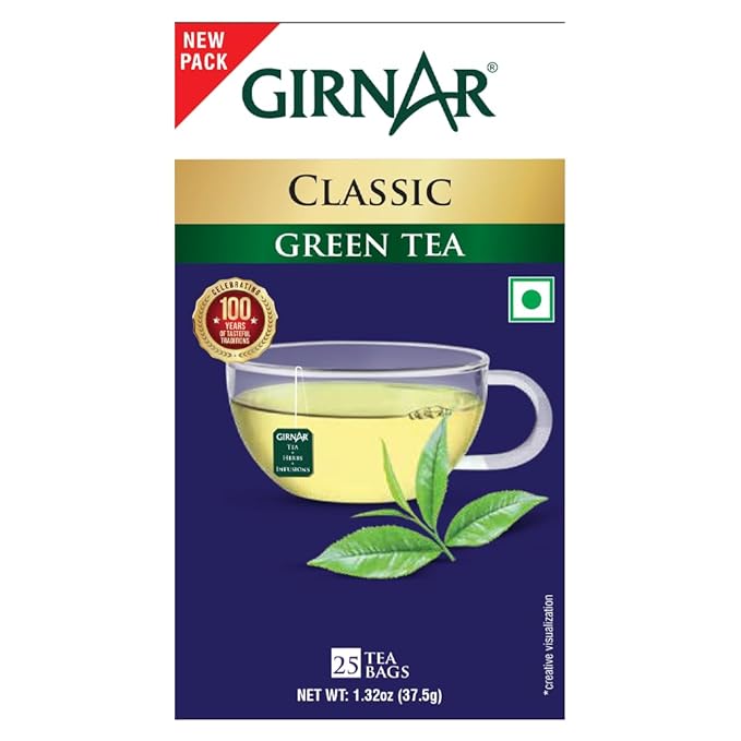 Girnar Classic Green Tea, 25 Bags