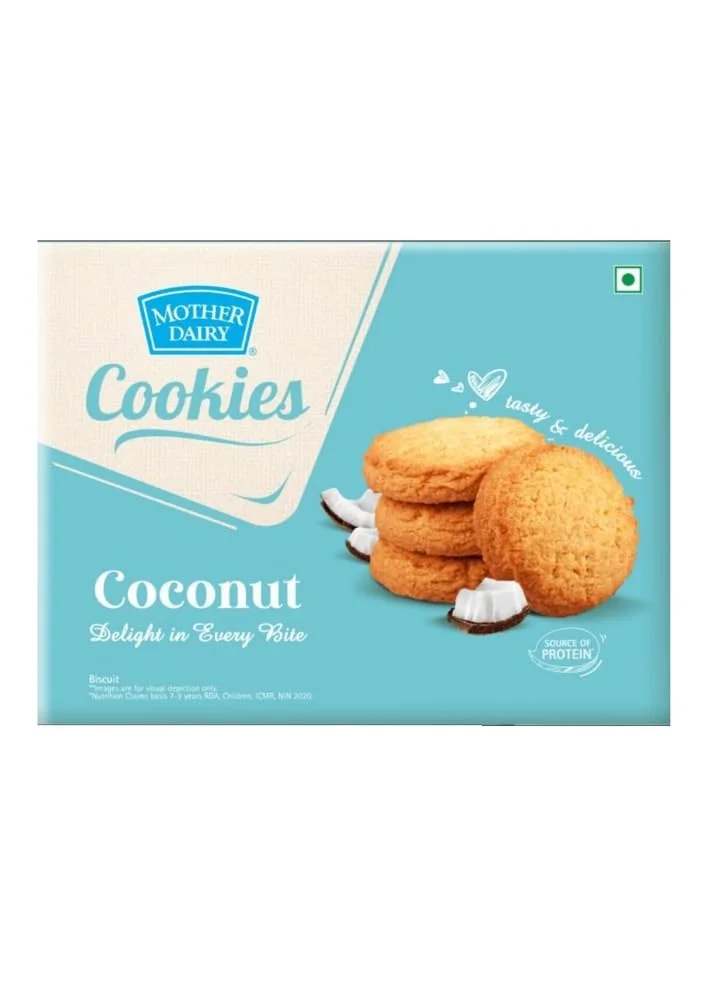 Mother Dairy Coconut Cookies,150 g