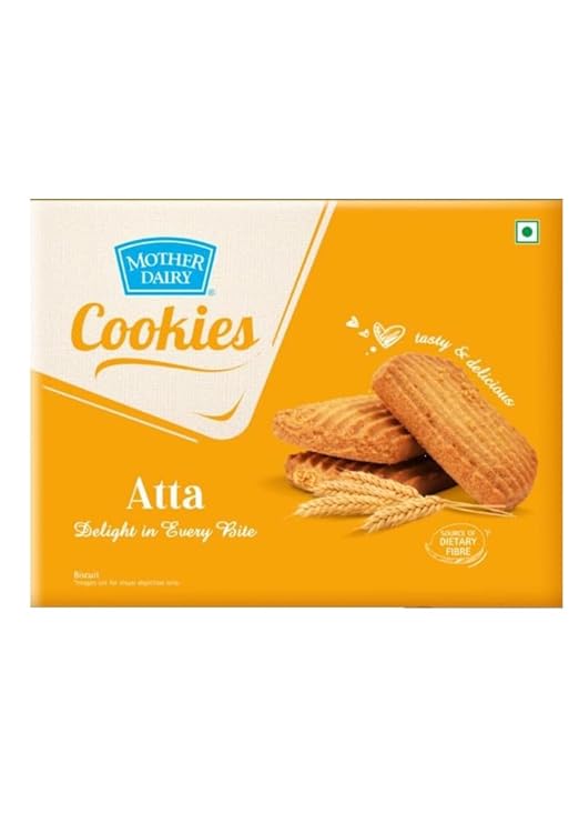 Mother Dairy Atta Cookies,150 g