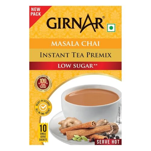 Girnar Instant Premix With Masala, Low Sugar,10 Sachets