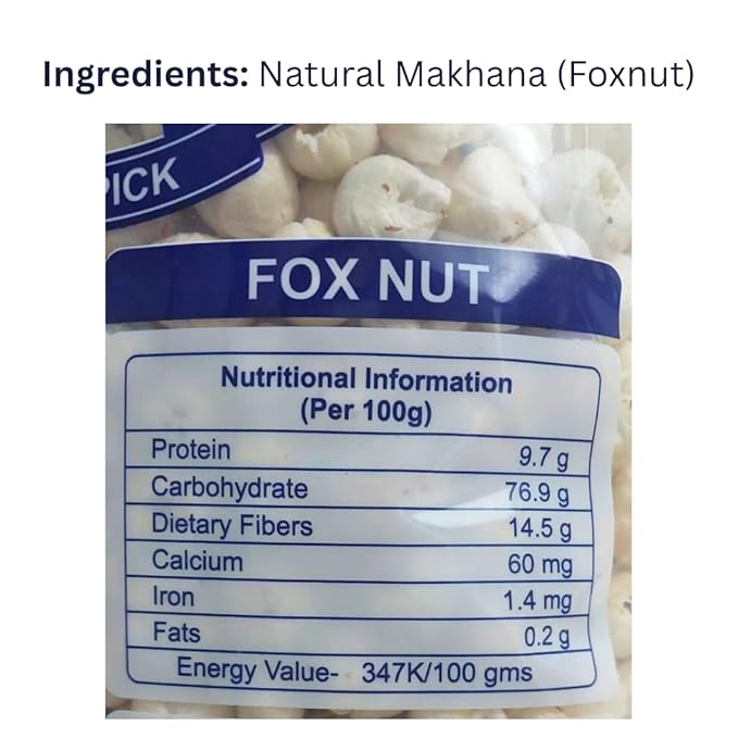Agri Heaven - Protein Rich Makhana (Foxnut) 200g