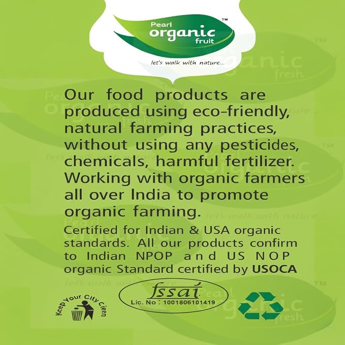 Pearl Organic Fresh Organic Urad Dhuli Dal 500 g