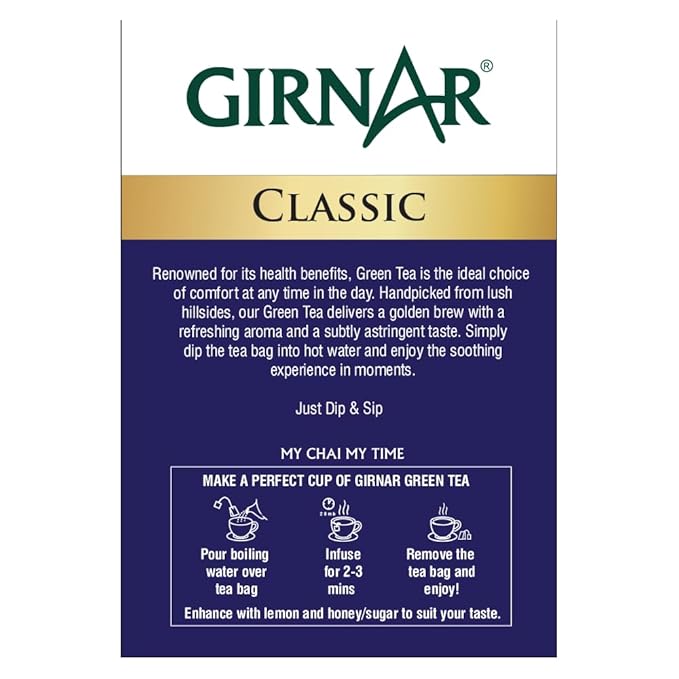 Girnar Classic Green Tea, 25 Bags