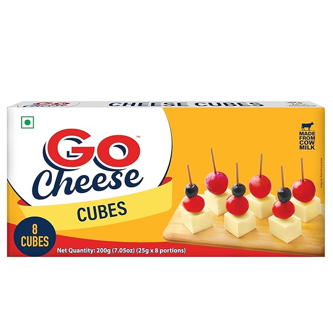 Go Cheese Processed Cubes Cheese, 200 g
