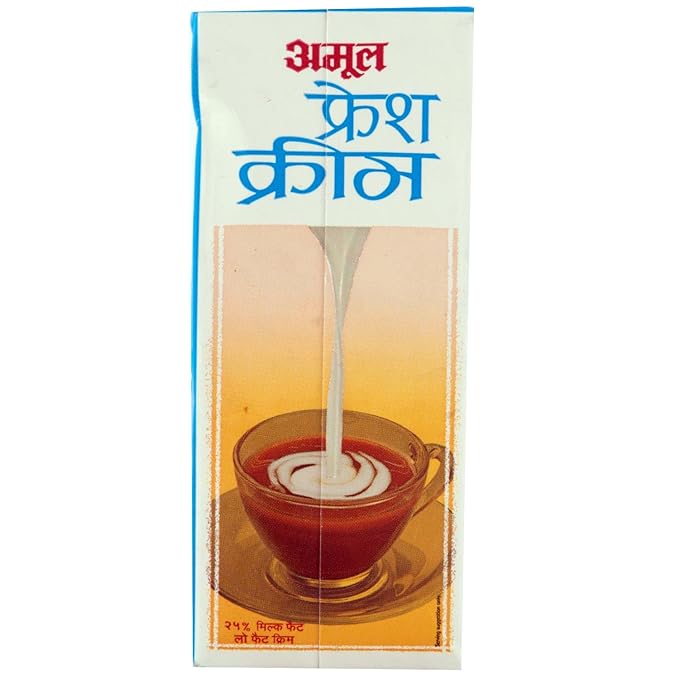 Amul Fresh Cream, Low Fat, 200 ml