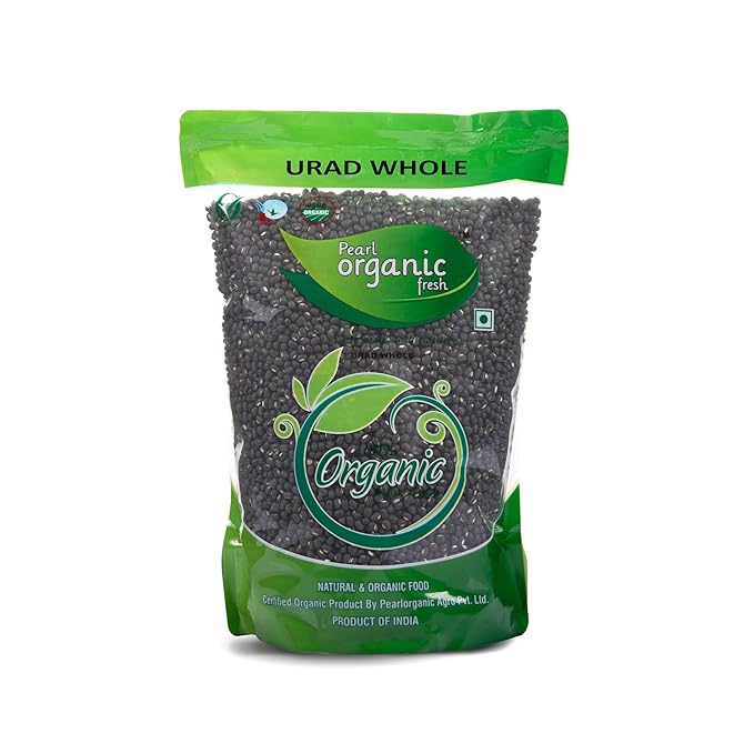 Pearl Organic Fresh Urad Whole (Sabut Urad Dal) 500 g