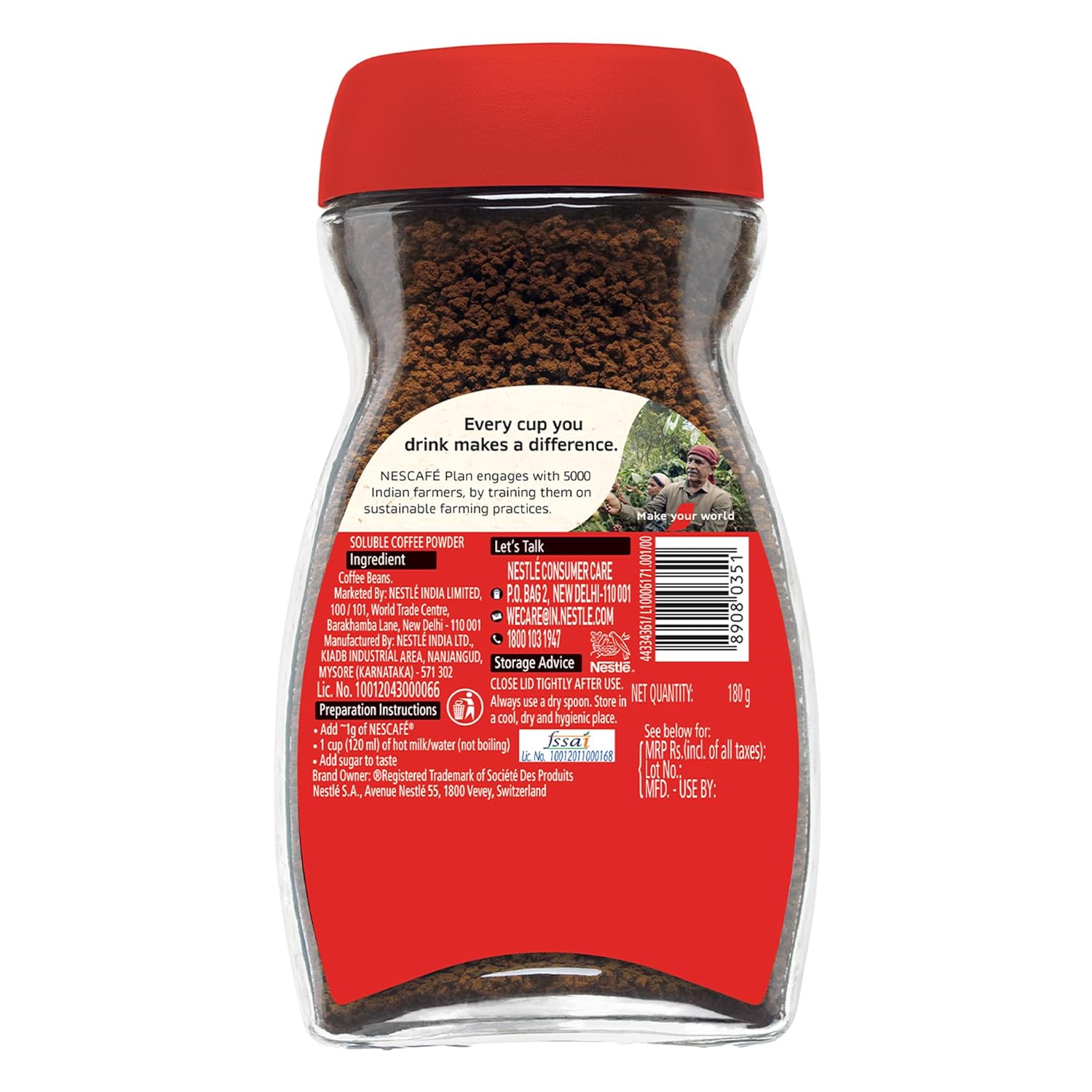 Nescafe Classic Coffee, 180 g