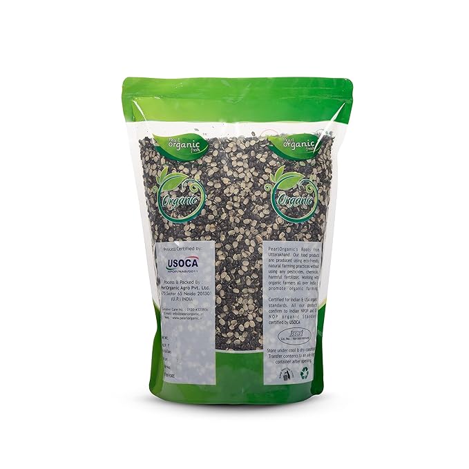 Pearl Organic Fresh Organic Urad Chilka Dal, 500 g