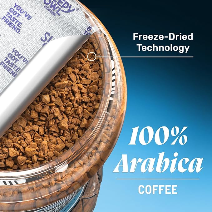 Sleepy Owl French Vanilla Premium Instant Coffee, 100 g