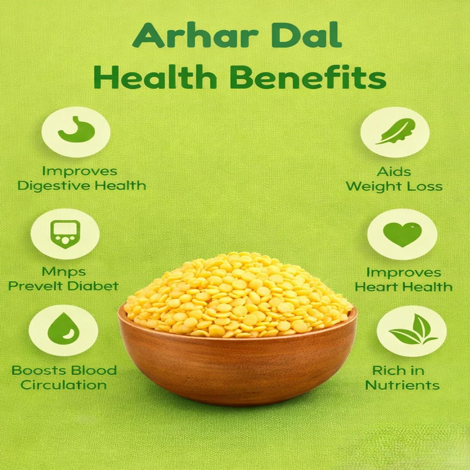 Pearl Organic Fresh Organic Arhar Dal (Toor Dal), 500 g