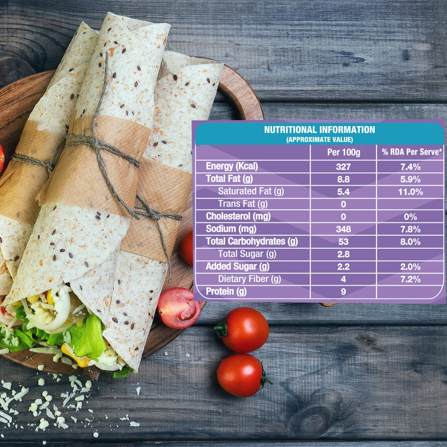 Cornitos Tortilla Wraps 6 Pcs (Multigrain) - Image 3