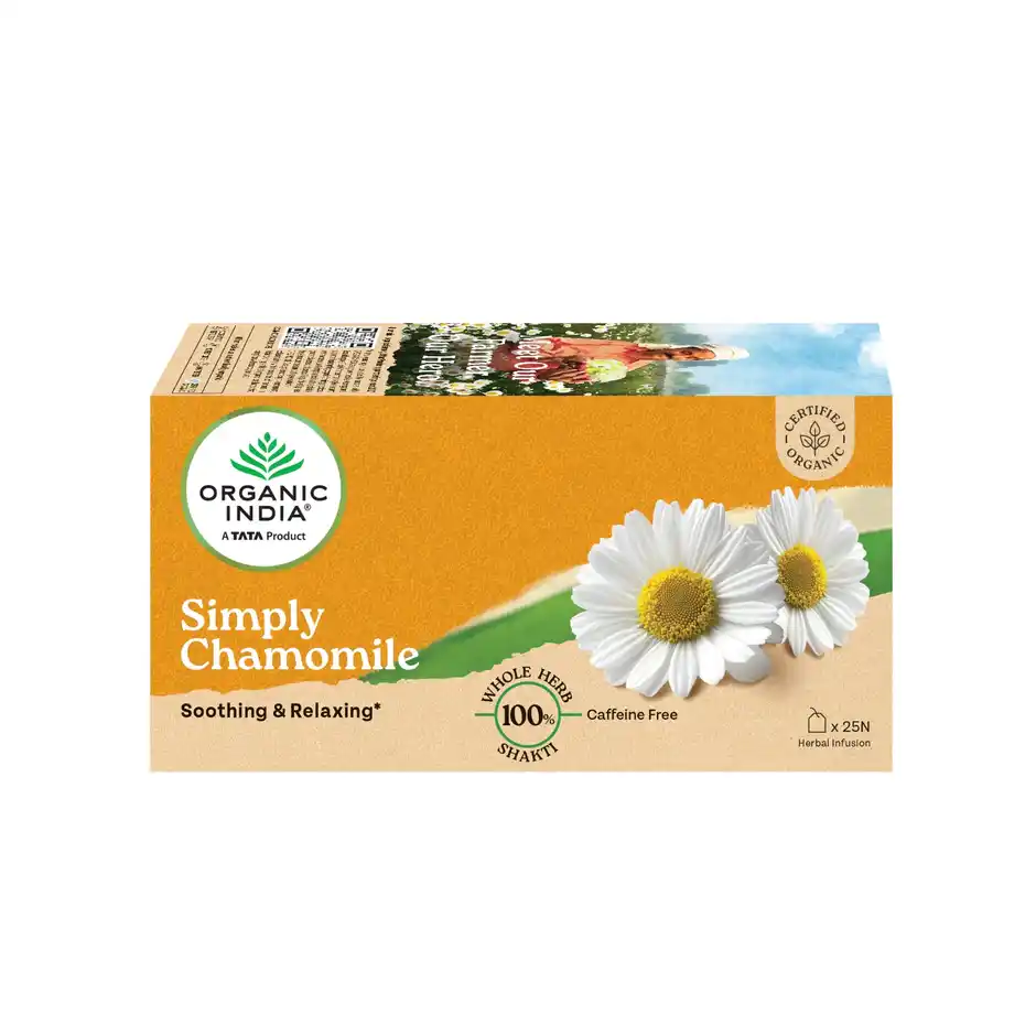 Organic India Simply Chamomile, 25 Tea Bags