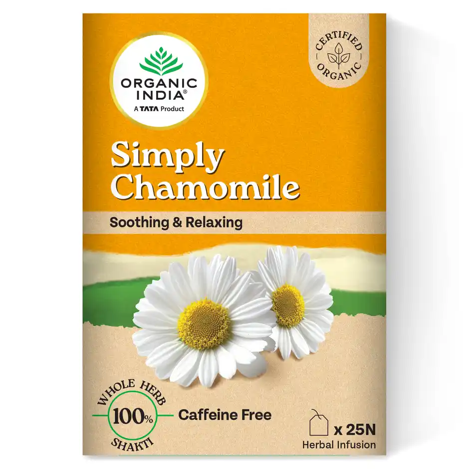 Organic India Simply Chamomile, 25 Tea Bags