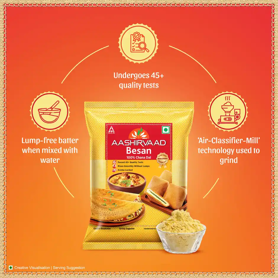 Aashirvaad Bikaneri Chana Dal Besan, 1 kg