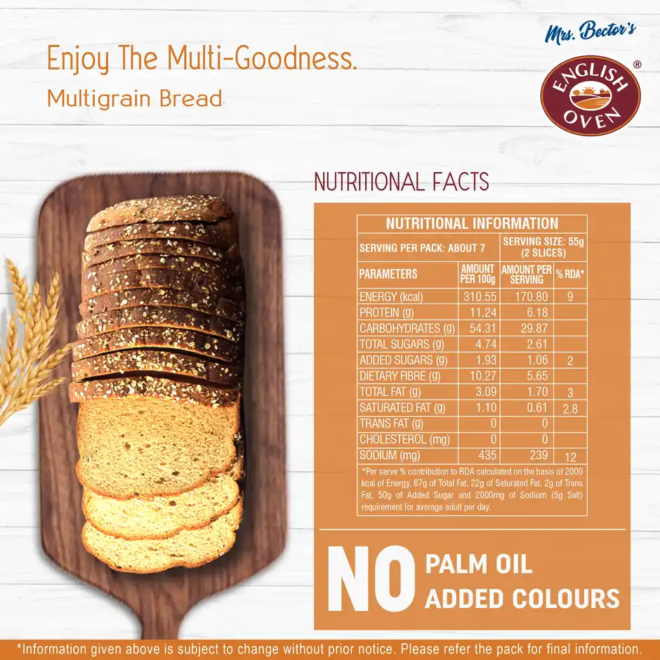 English Oven Zero Maida Multigrain Bread - Image 3