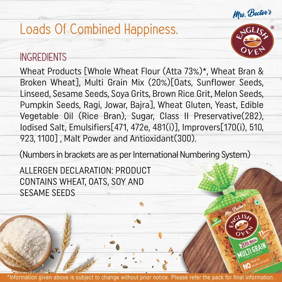 English Oven Zero Maida Multigrain Bread - Image 4
