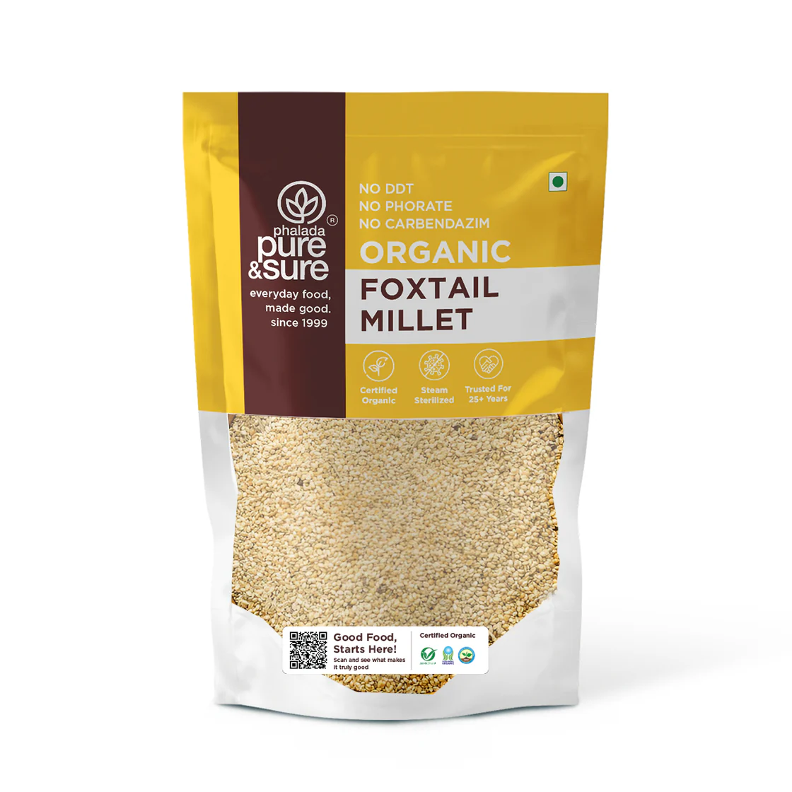 Pure & Sure Organic Foxtail Millet, 500 g
