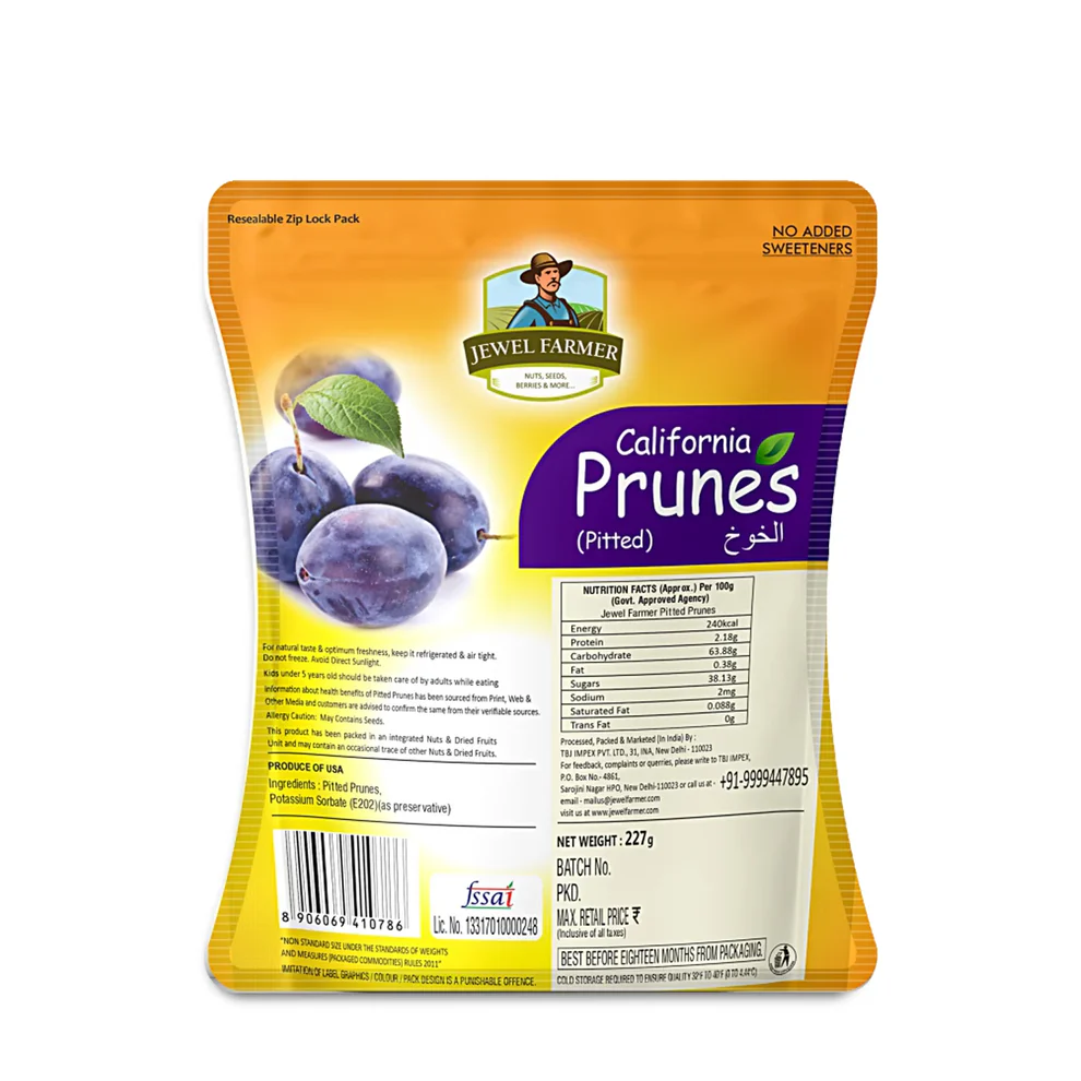 Jewel Farmer California Prunes - 227g