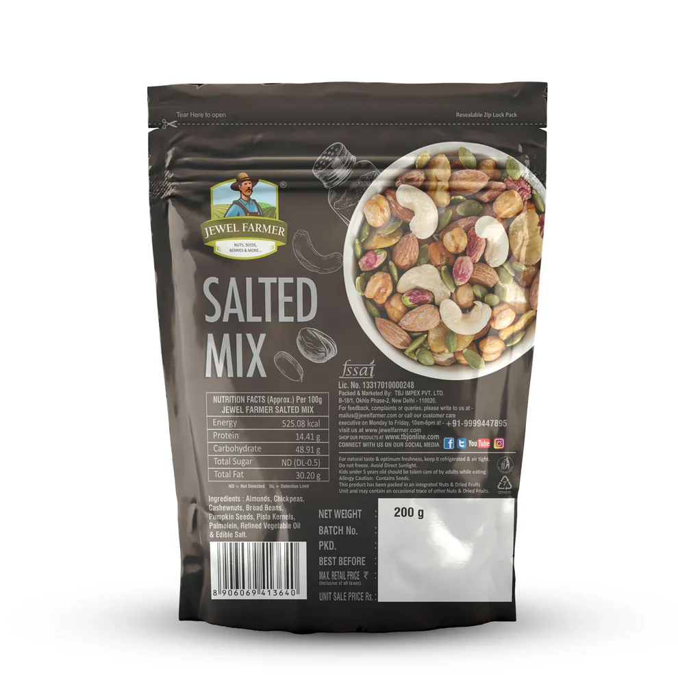 Jewel Farmer Salted Mix - 200g