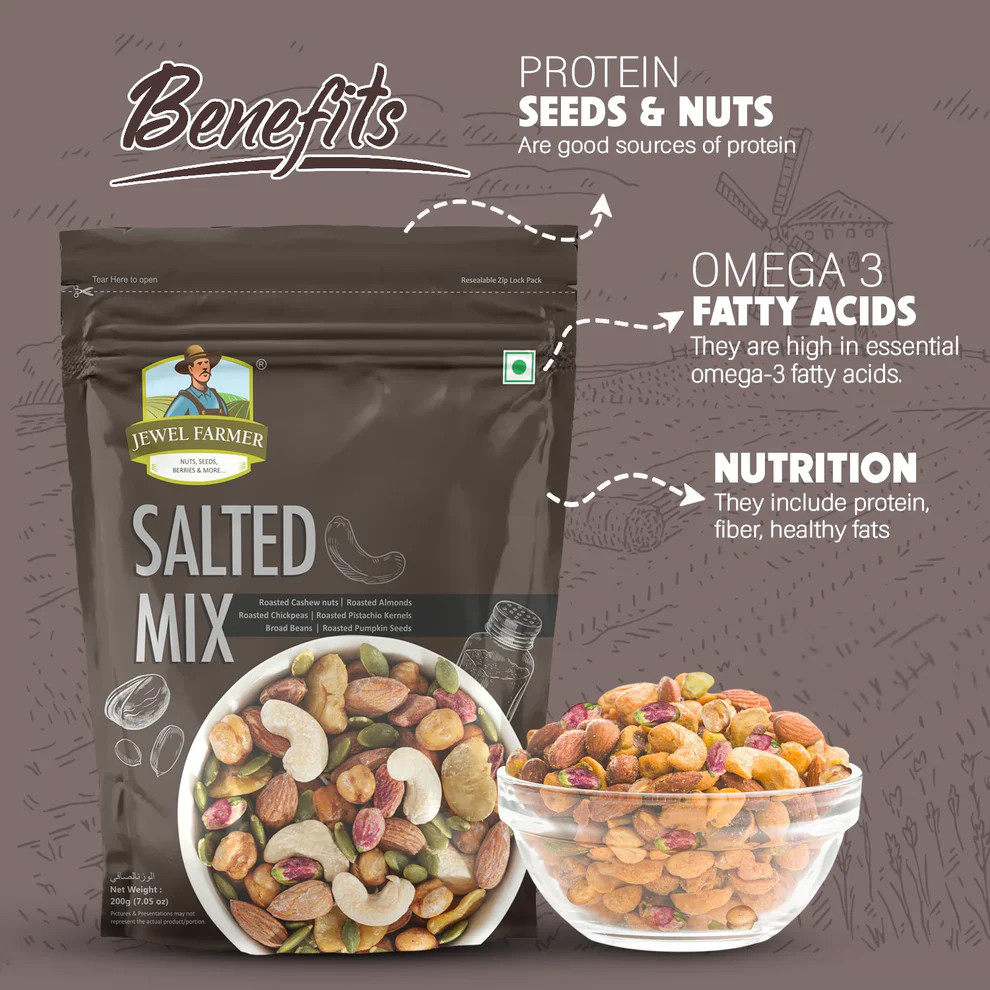 Jewel Farmer Salted Mix - 200g