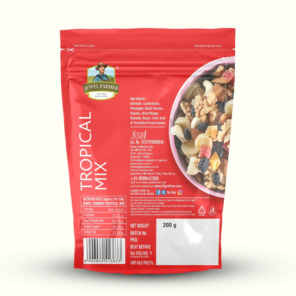 Jewel Farmer Tropical Mix - 200g
