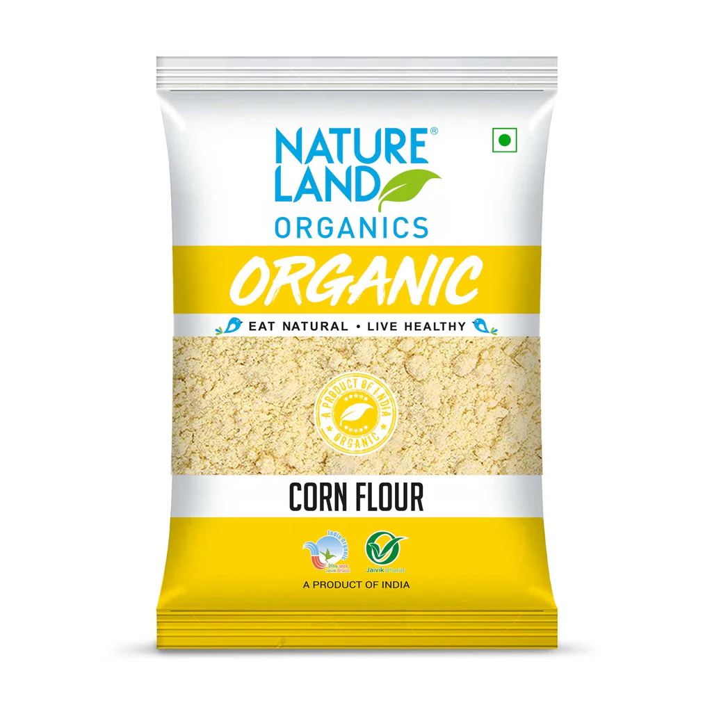 Natureland Organics Maize Flour, 500 g