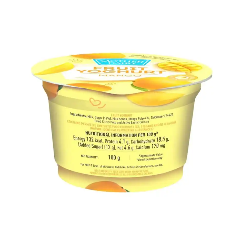 Mother Dairy Yoghurt - Mango, 100 g