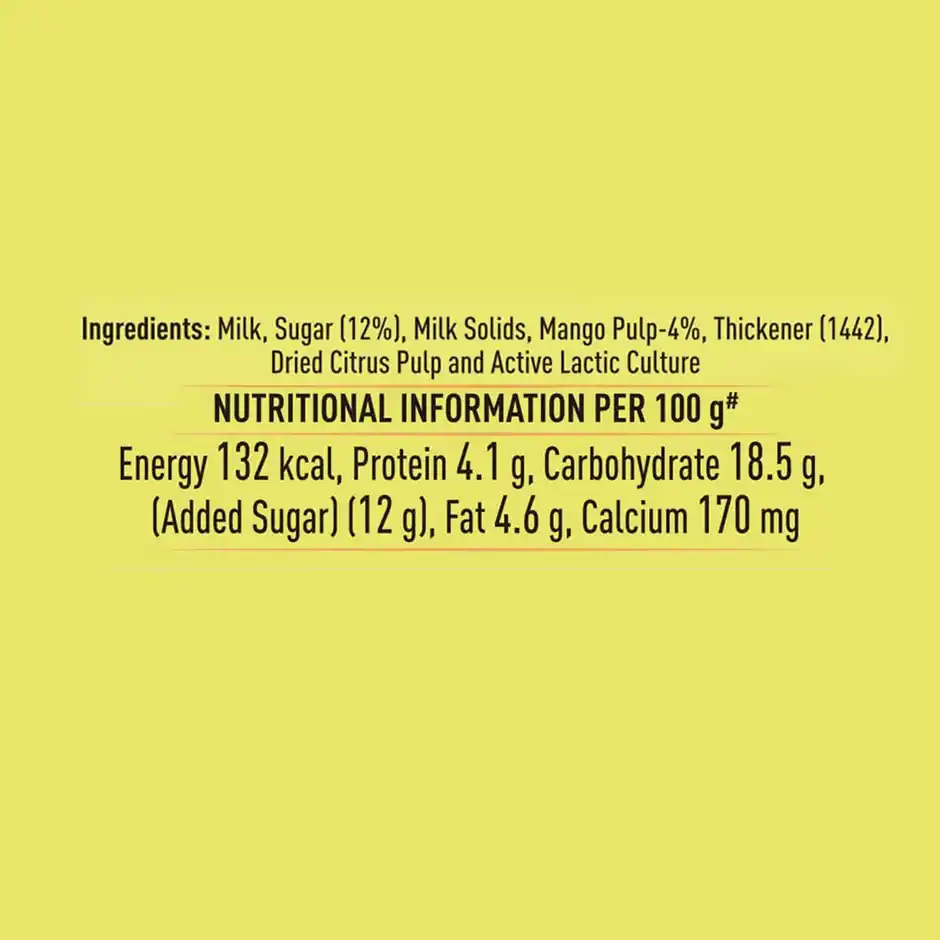Mother Dairy Yoghurt - Mango, 100 g