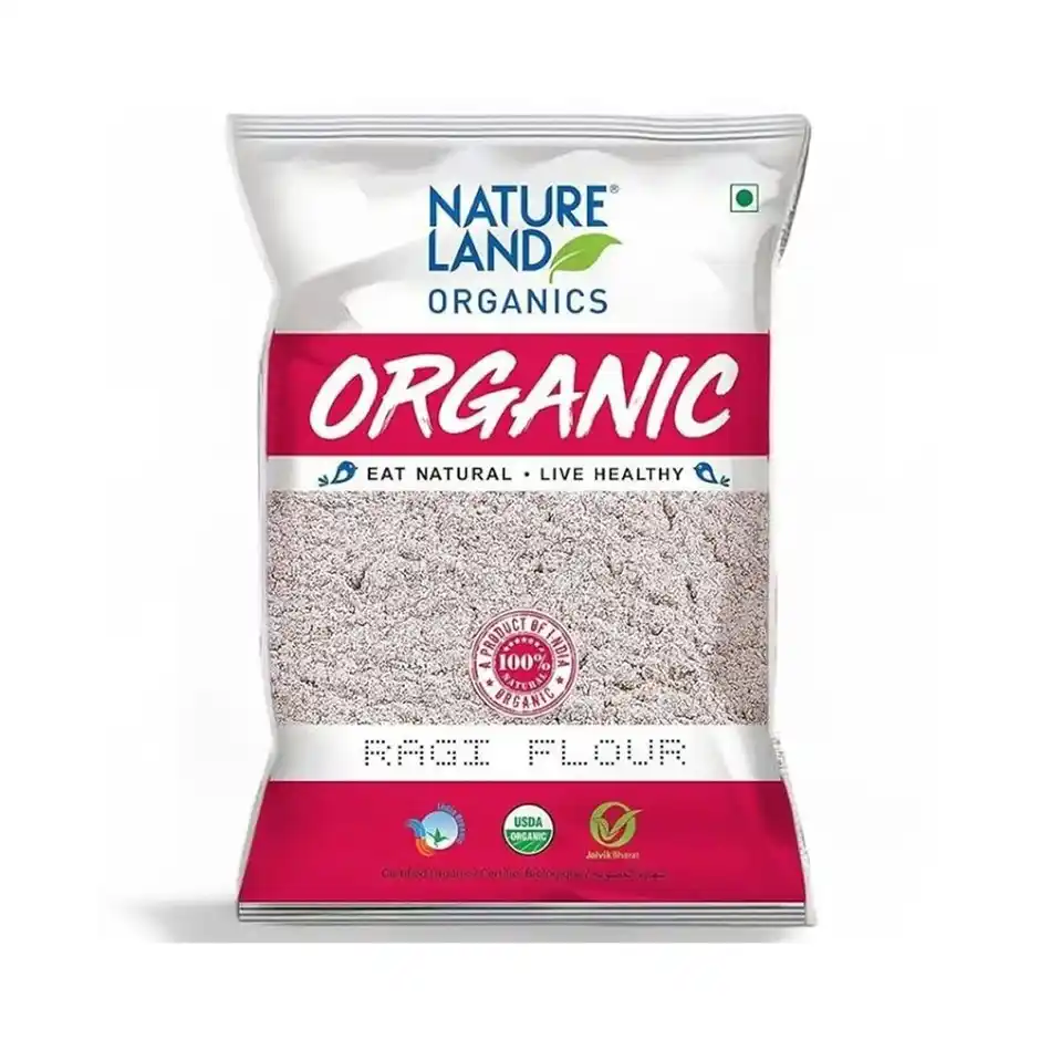 Natureland Organics Ragi Flour, 500 g