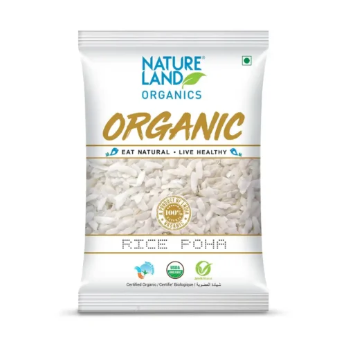 Natureland Organics Rice Poha, 500 g