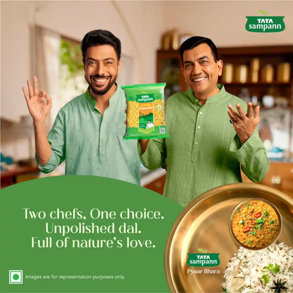 Tata Sampann Unpolished Chana Dal ,500g