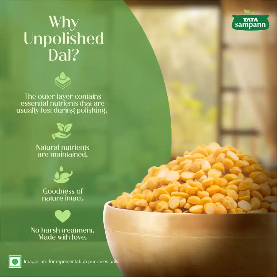 Tata Sampann Unpolished Chana Dal ,500g