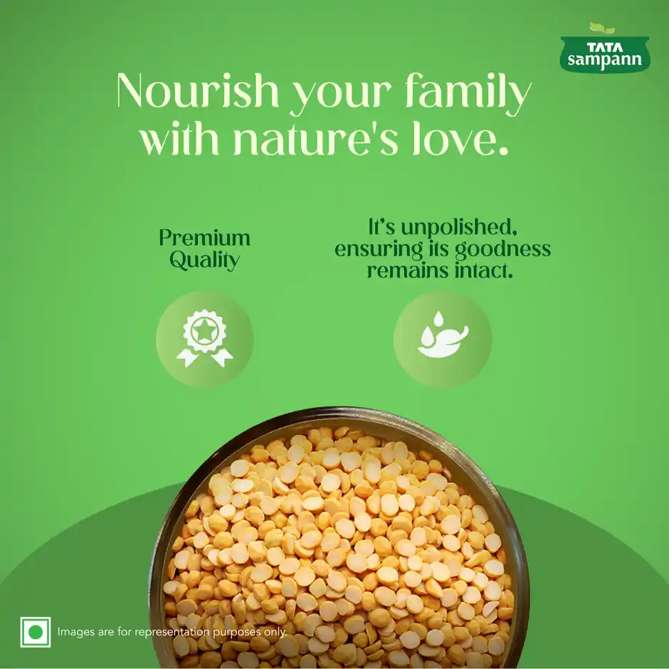 Tata Sampann Unpolished Chana Dal ,500g