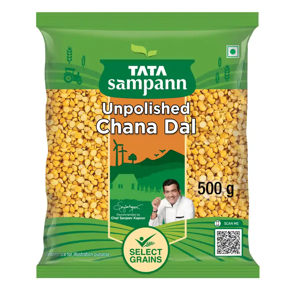 Tata Sampann Unpolished Chana Dal ,500g